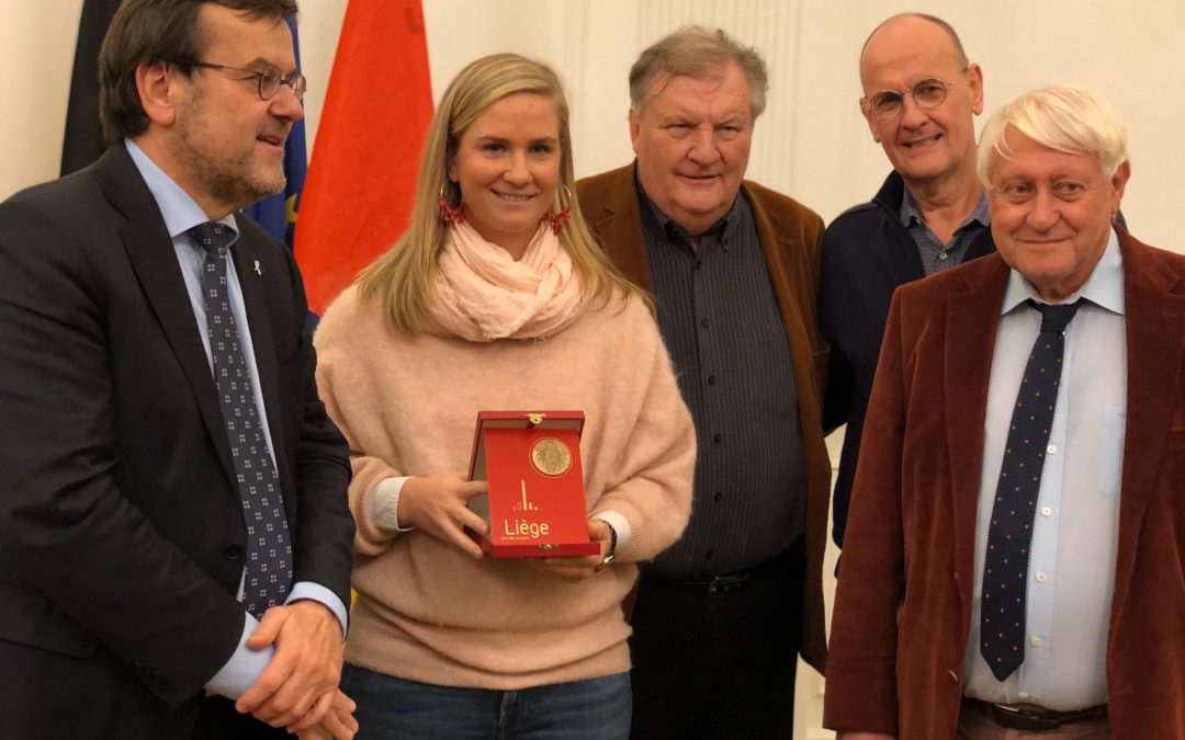 Ysaline Bonaventure citoyenne d’honneur de la Ville de Liège