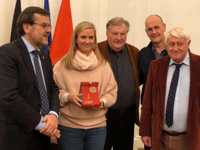 Ysaline Bonaventure citoyenne d’honneur de la Ville de Liège