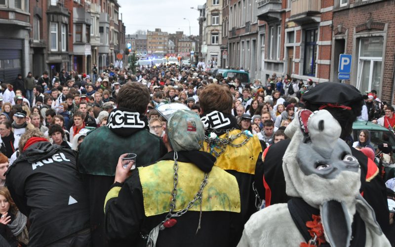 Cortège de la Saint-Nicolas des étudiants ce lundi après-midi