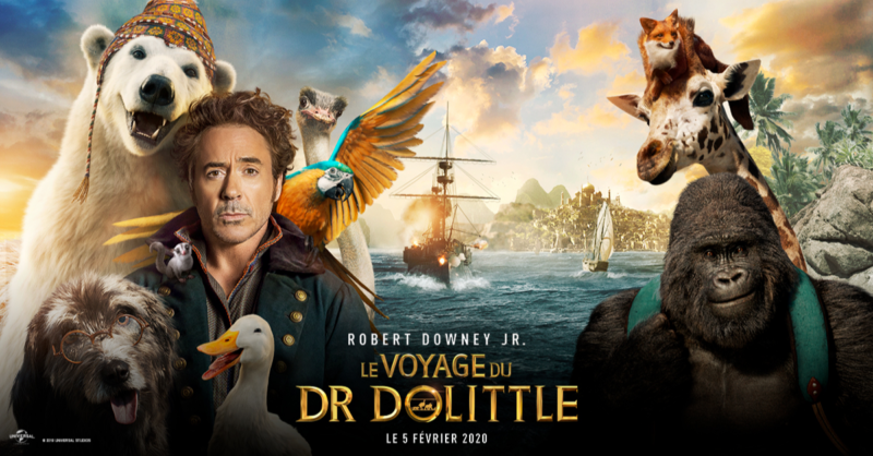 Cinéma : Le voyage du Dr Dolittle