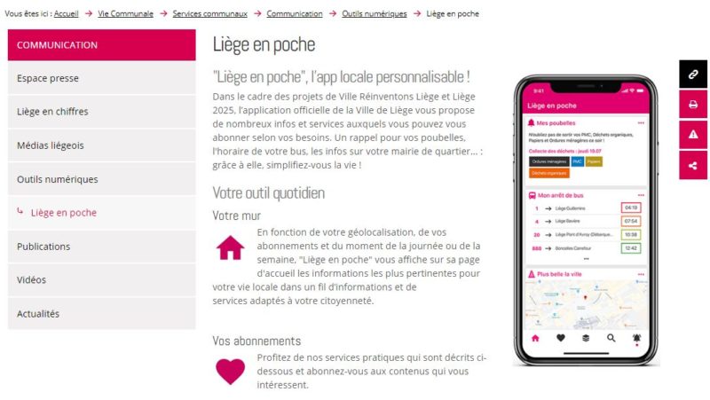 L’application communale de signalement « Plus belle la ville » qui remballe des citoyens va être améliorée