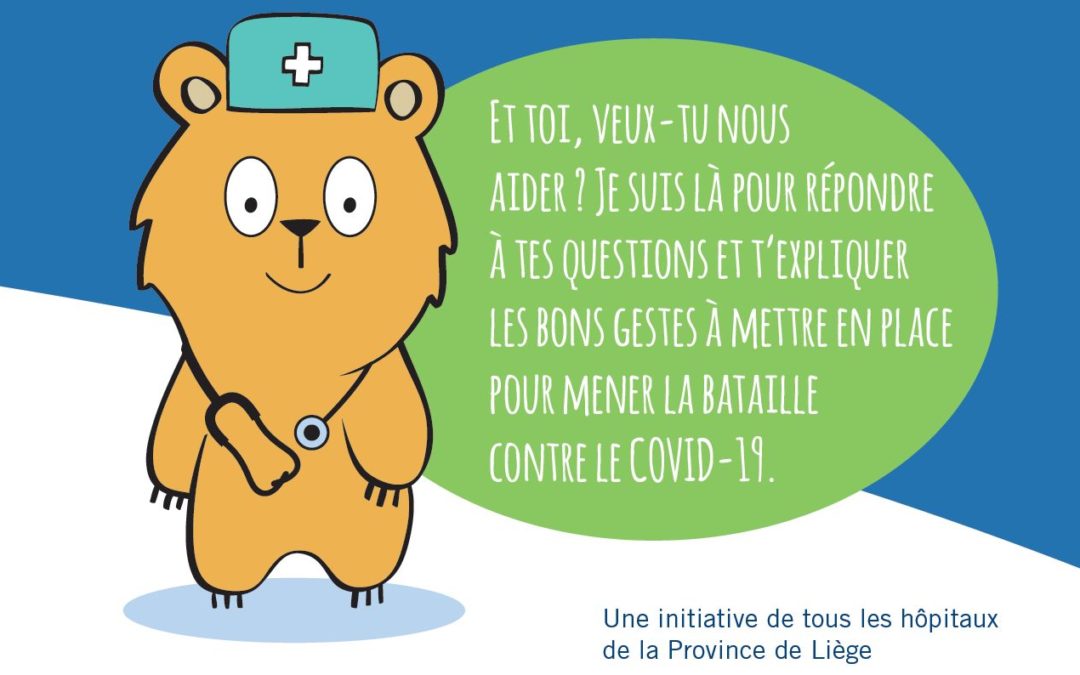 Une brochure des hôpitaux liégeois pour expliquer le coronavirus aux enfants
