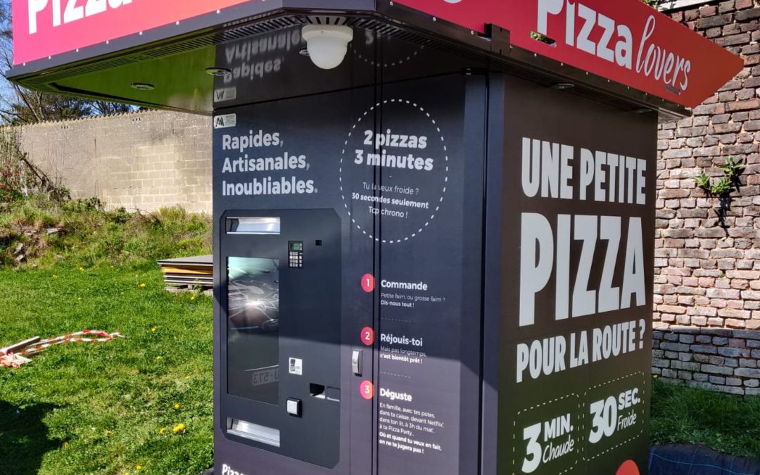 Le premier distributeur automatique de pizzas installé à Sainte-Walburge