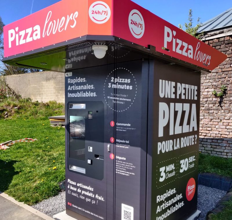 Le premier distributeur automatique de pizzas installé à Sainte-Walburge