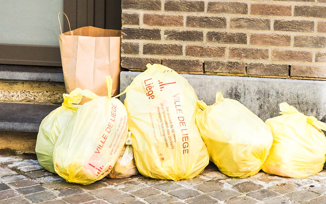 Le prix des sacs-poubelle jaunes a bien augmenté