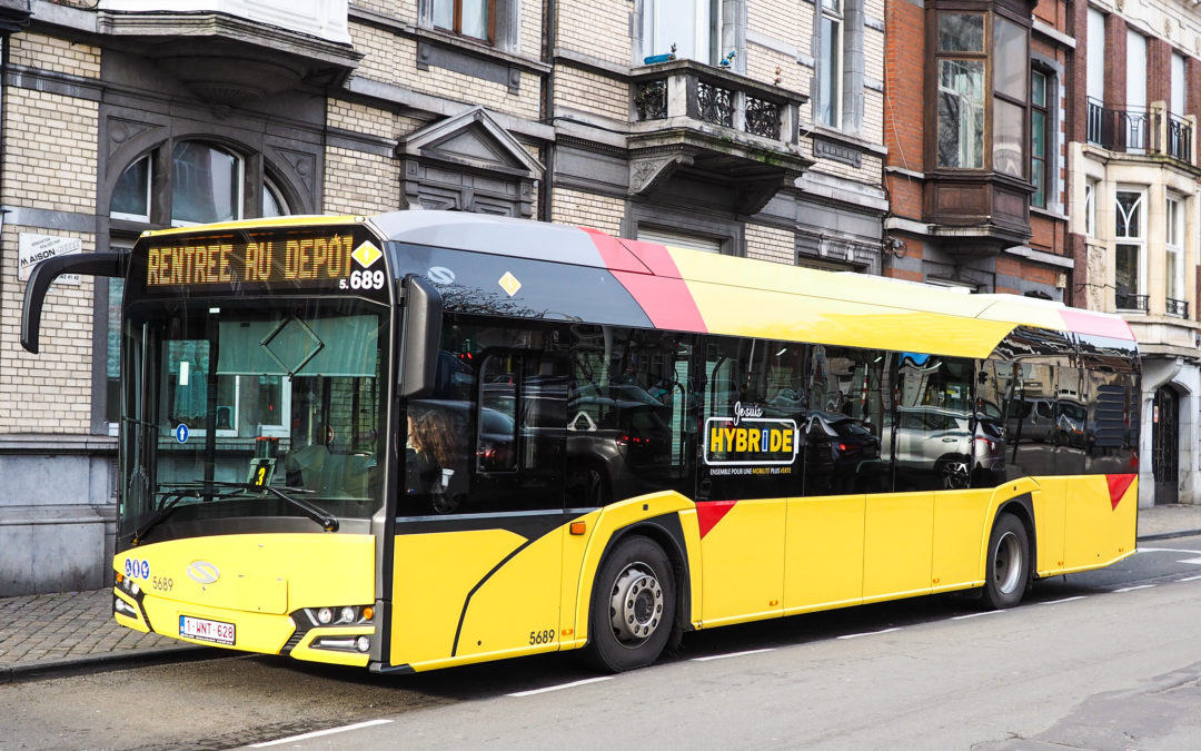 Plusieurs véhicules hybrides du TEC à nouveau immobilisés suite au bus qui a pris feu près de la Médiacité