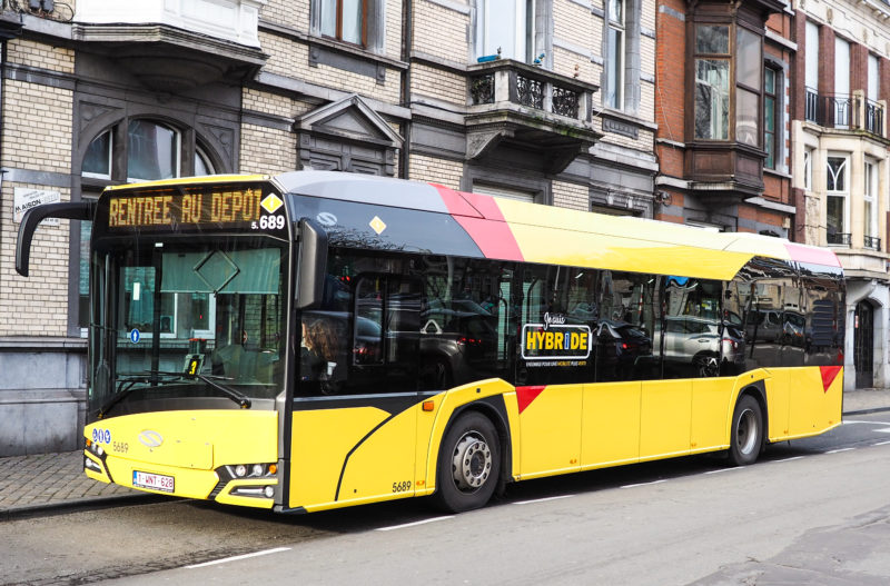 Plusieurs véhicules hybrides du TEC à nouveau immobilisés suite au bus qui a pris feu près de la Médiacité