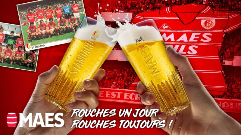 Le Standard officialise son partenariat avec Maes, sponsor historique du club