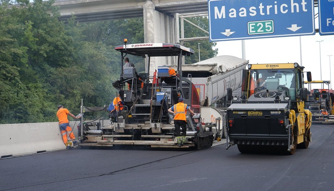 Libération des voies réhabilitées entre Cheratte et Visé sur la E25/A25