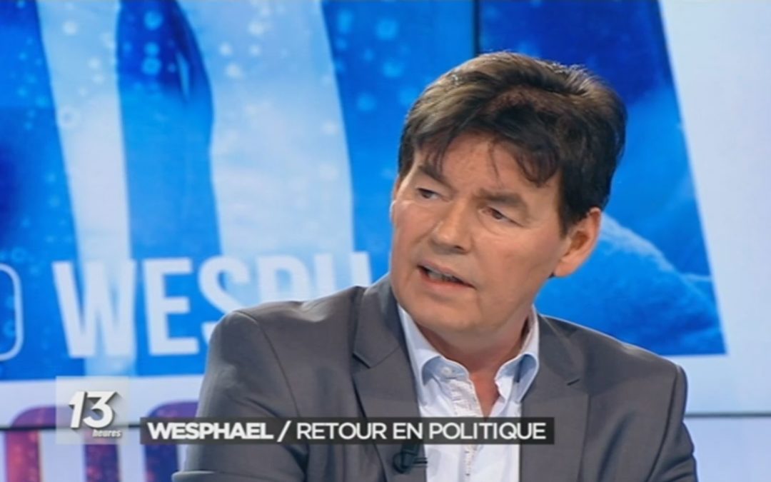 Bernard Wesphael annonce son retour en politique