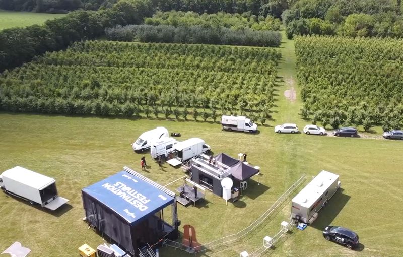 Ardentes: la toute première scène du festival montée sur le site de Rocourt (vidéo)