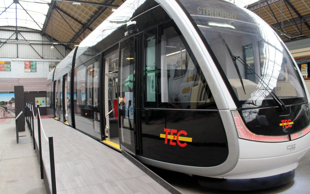 Travaux d’impétrants rue Ernest Solvay et sur une partie du parking du Standard dans le cadre du chantier du tram