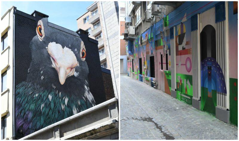 Deux nouvelles fresques murales au centre-ville de Liège
