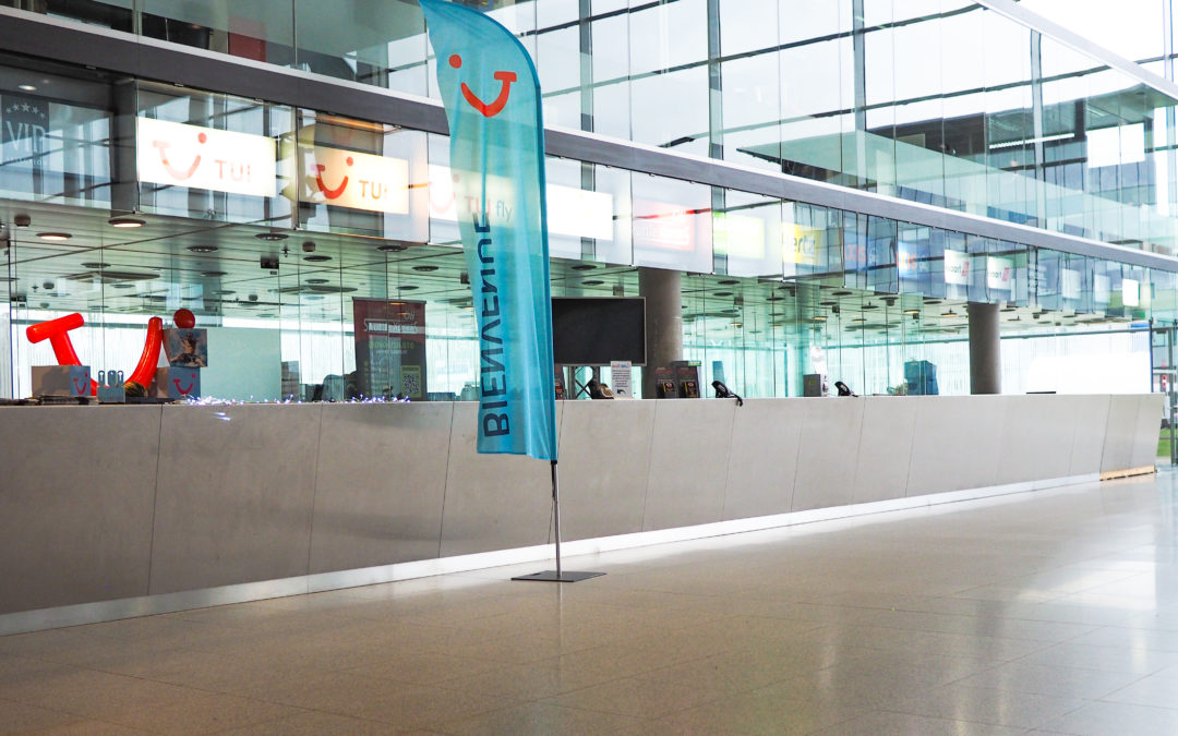 TUI en pause: le terminal passagers de Liège Airport désespérément vide