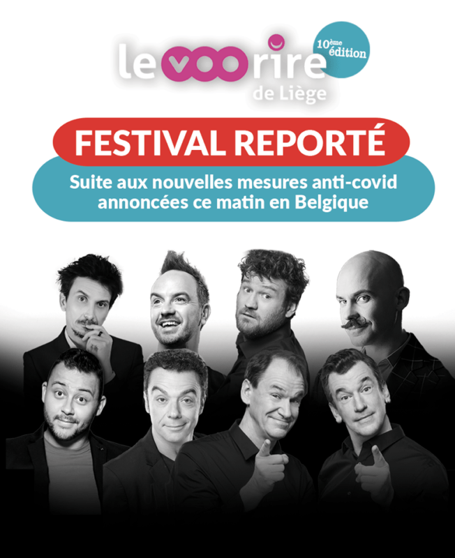 Les spectacles du Voo Rire festival reportés: l’édition 2020 n’a pas eu lieu