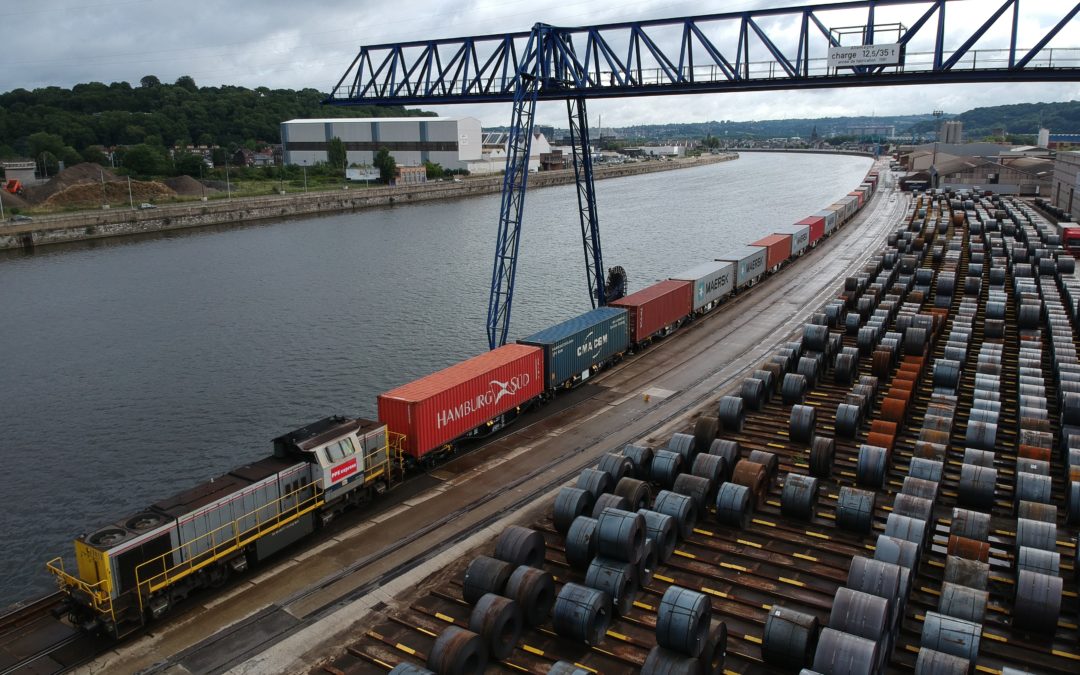 Un train chinois de marchandises arrive chaque jour au port de Renory