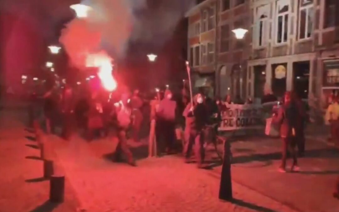 150 personnes manifestent à Liège après le couvre-feu: aucune amende