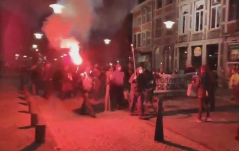 150 personnes manifestent à Liège après le couvre-feu: aucune amende