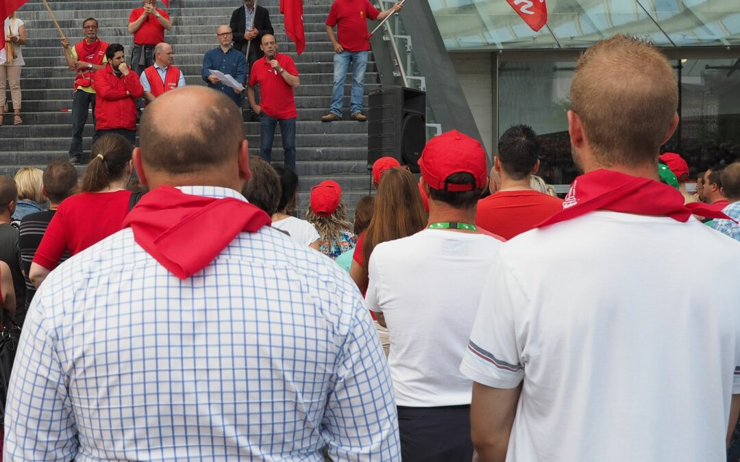 Les syndicalistes de la FGTB condamnés pour le blocage du viaduc de Cheratte; ils font appel