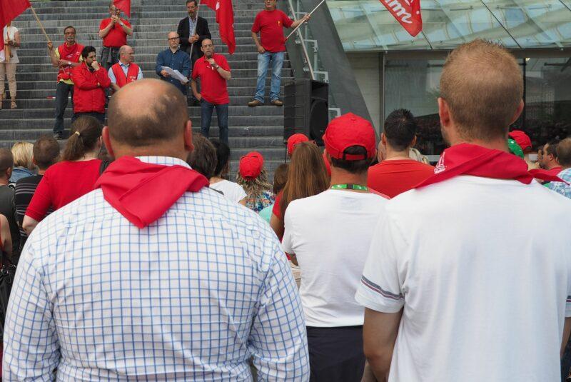 Les syndicalistes de la FGTB condamnés pour le blocage du viaduc de Cheratte; ils font appel