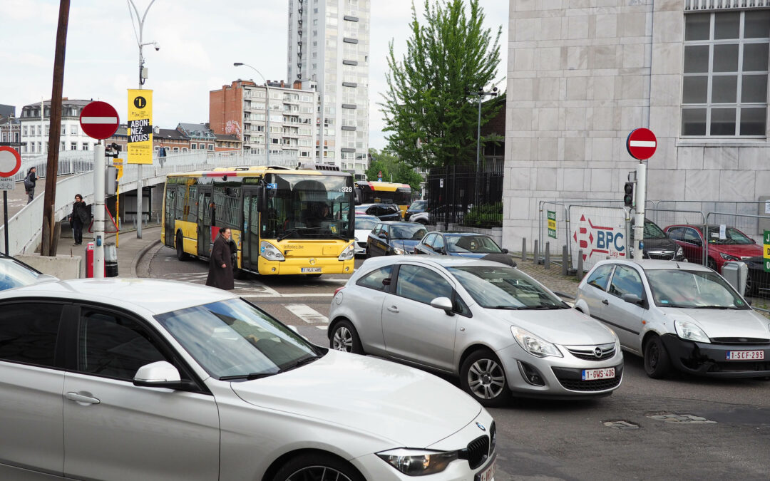 Les mesures Covid ont eu une incidence sur les embouteillages à Liège