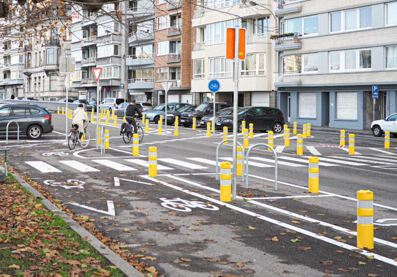 Nouvelle piste cyclable sous la trémie Van Beneden: les cyclistes priés de quitter le RAVeL