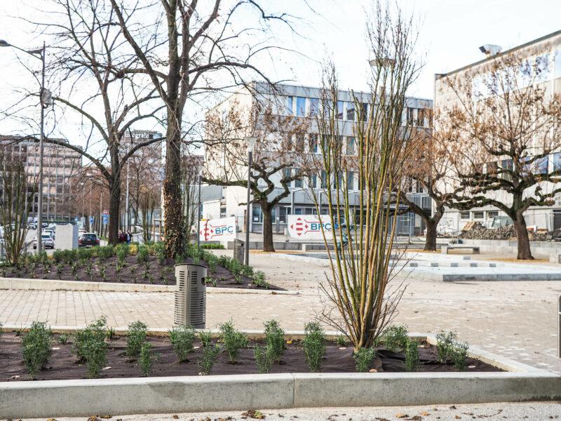 La nouvelle place des Carmes est terminée