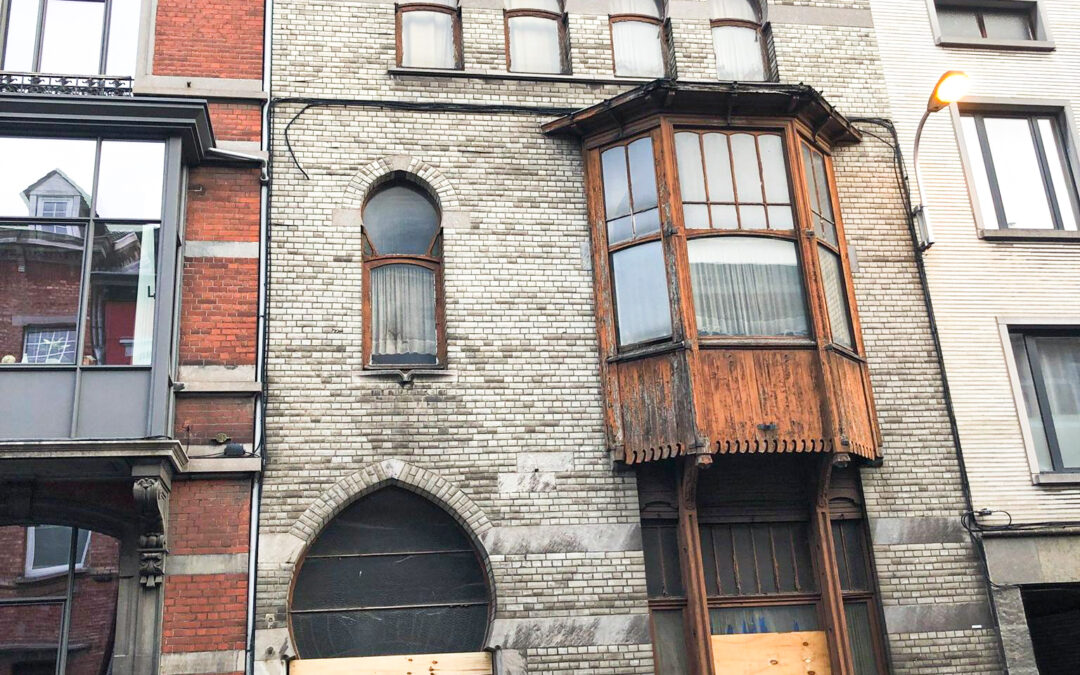 Une maison style Art nouveau de l’architecte Paul Jaspar en péril près des Guillemins