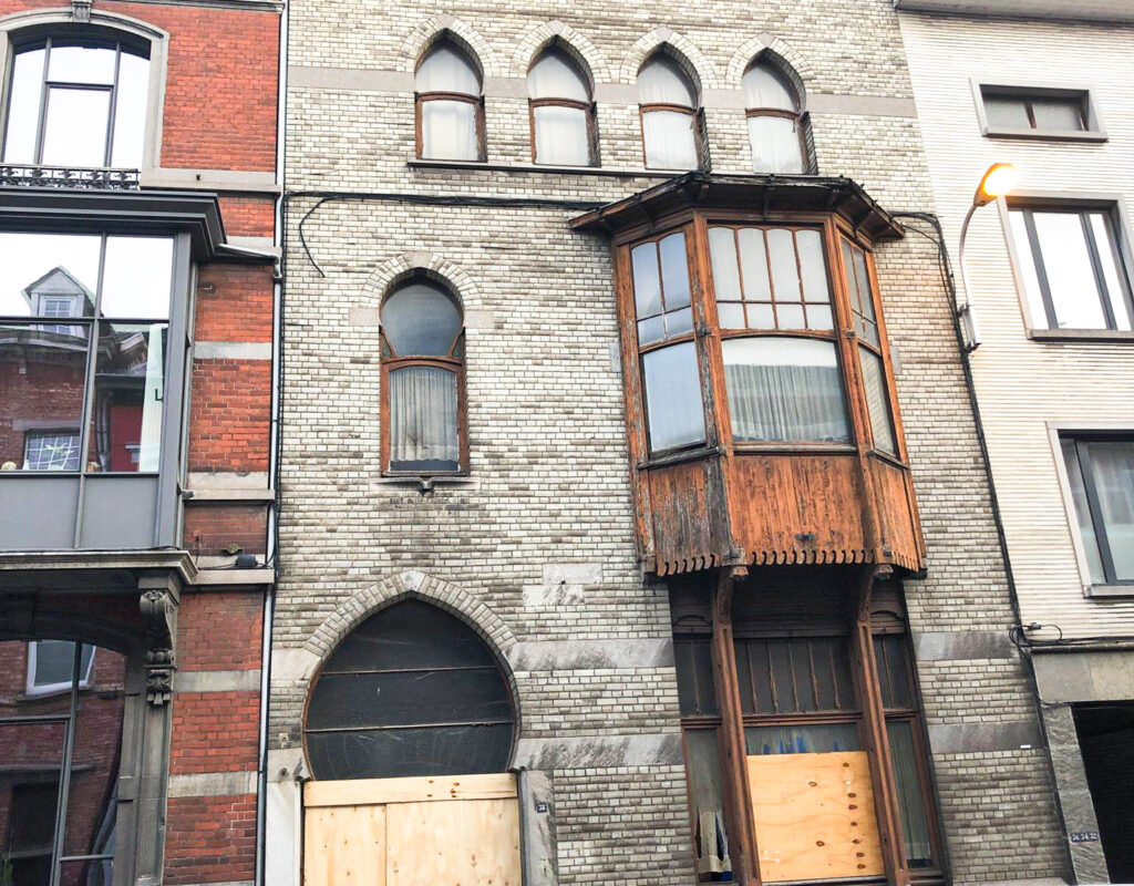 Une maison style Art nouveau de l’architecte Paul Jaspar en péril près des Guillemins