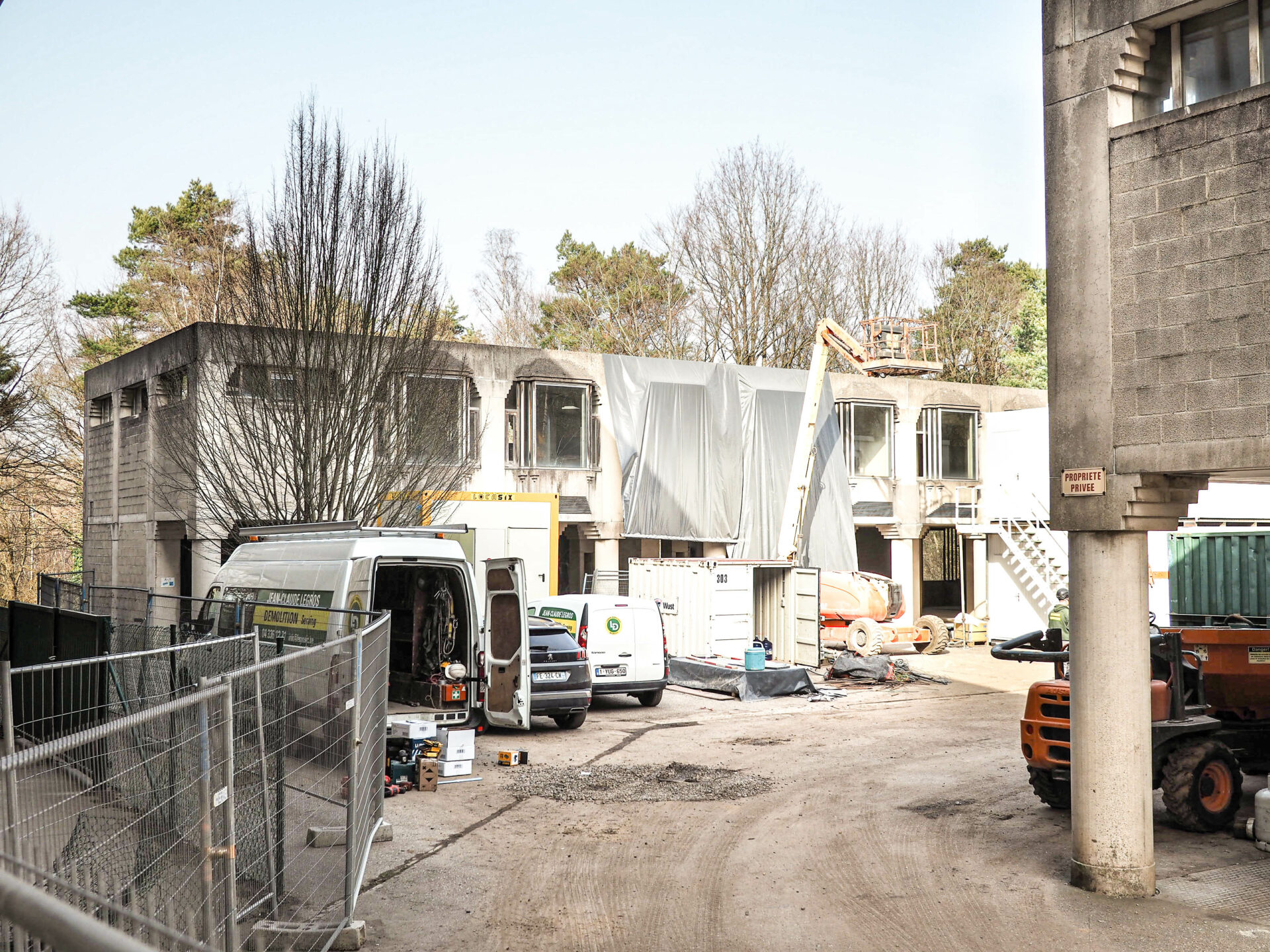 Sart-Tilman: la résidence pour sportifs du Blanc-Gravier mise à nu pour rénovation profonde