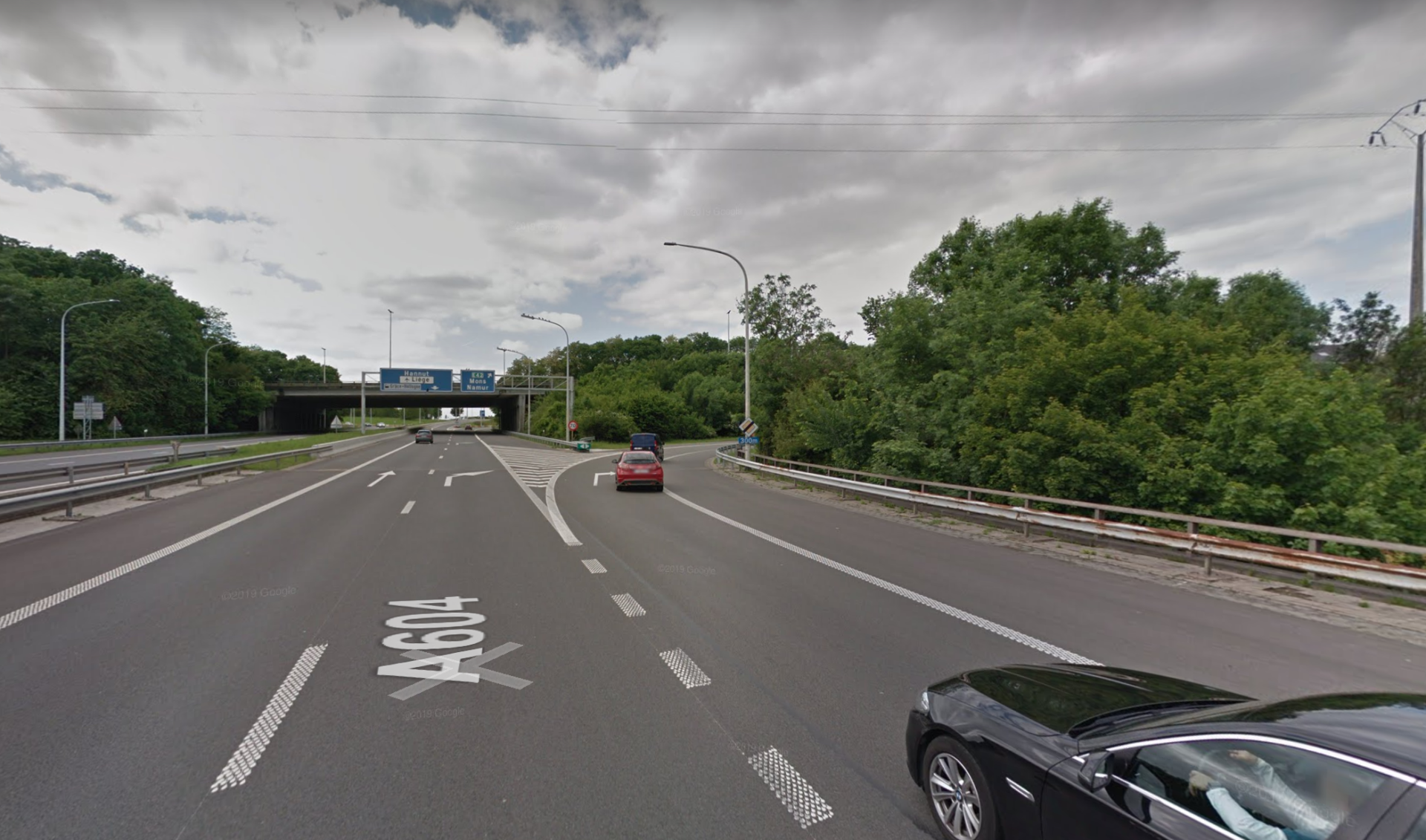 Fermeture d’une bretelle d’autoroute à Bierset