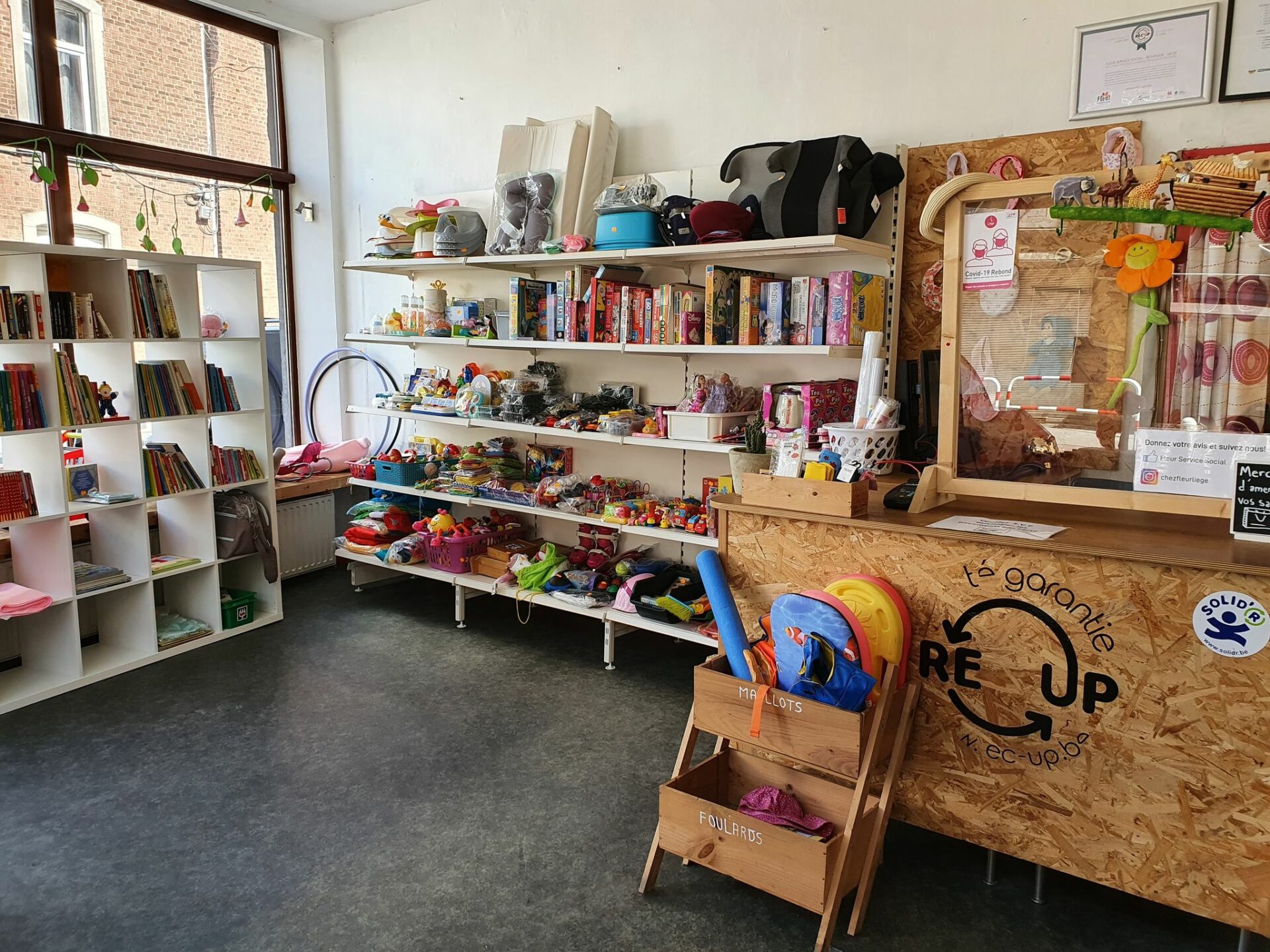 Nouvelle boutique de seconde main dédiée aux enfants à Saint-Léonard