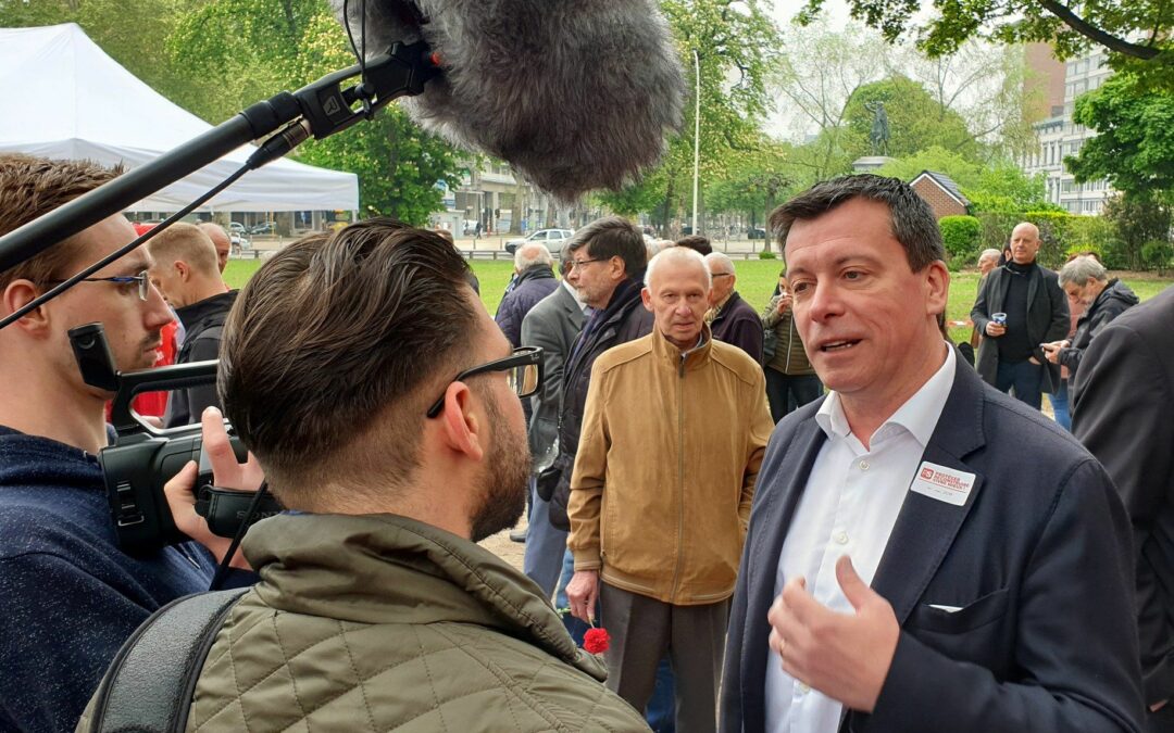 1er mai restreint au parc d’Avroy