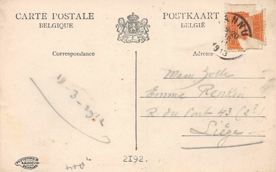 Une vieille carte postale redéposée dans une boîte Bpost devient “un courrier qui réapparaît mystérieusement après 85 ans”