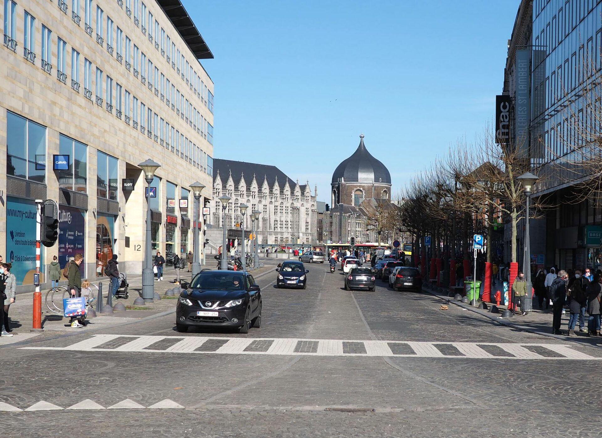 Circulation coupée entre le boulevard de la Sauvenière et la place St Lambert durant deux nuits
