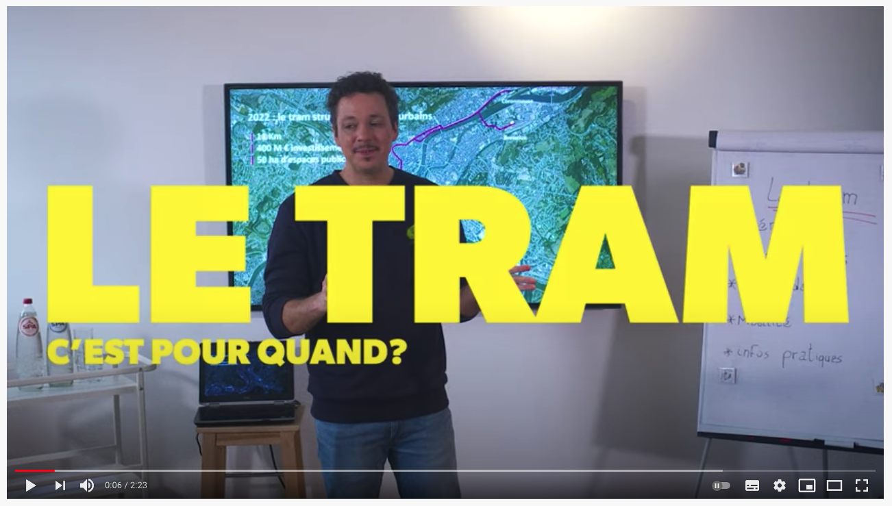 Lancement d’un feuilleton de 6 capsules « Petit topo » pour tout comprendre sur le tram liégeois