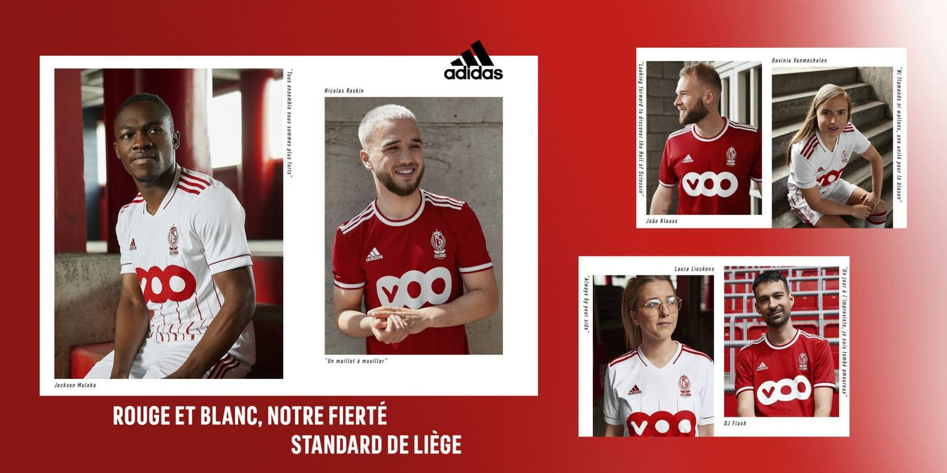 Le Standard présente ses nouvelles vareuses pour ses 100 ans en D1 belge