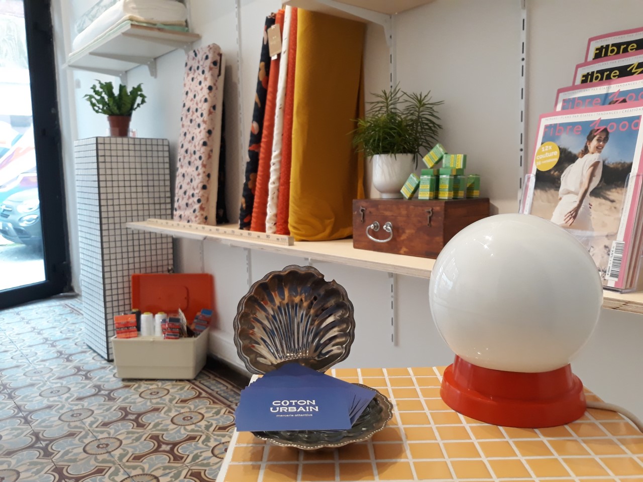 Une boutique de tissus doux pour la planète et de seconde main derrière la Grand Poste