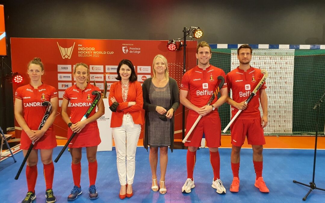 La coupe du monde de hockey indoor à Liège