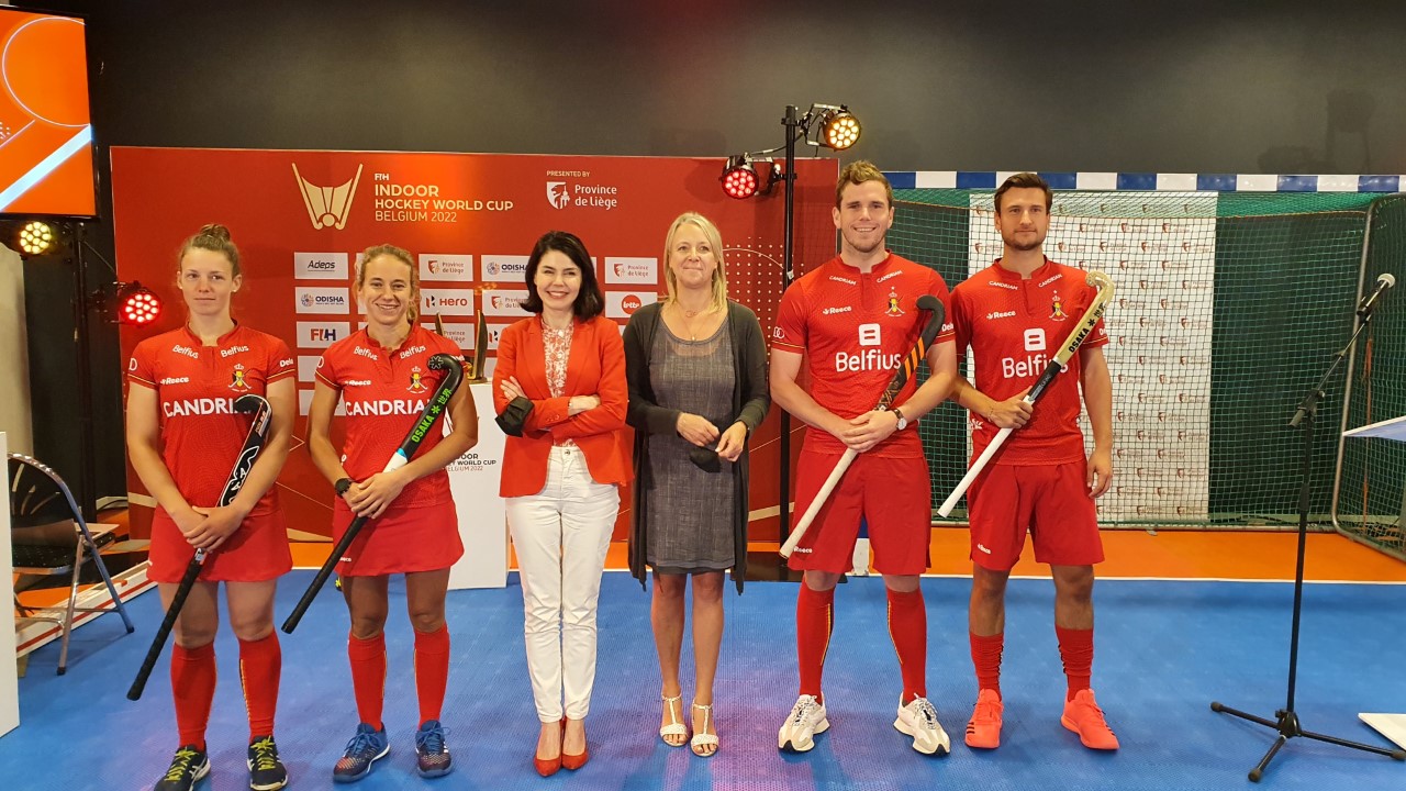 La coupe du monde de hockey indoor à Liège