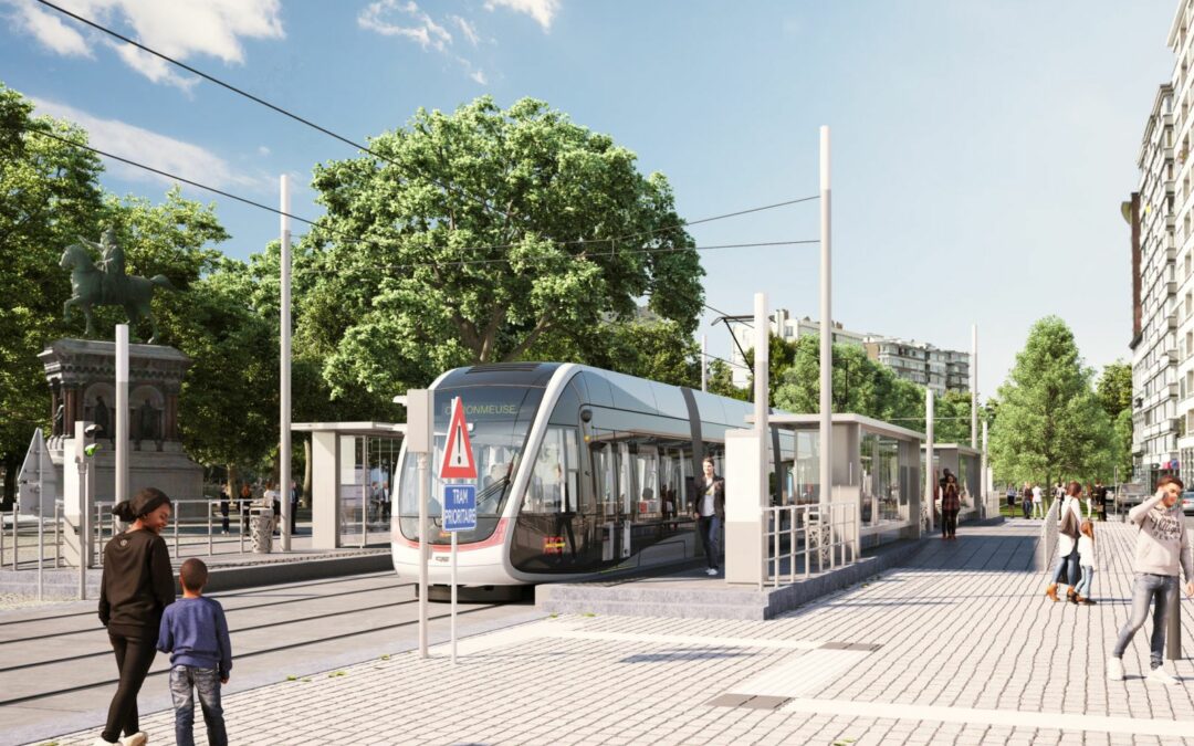 Il ne faudrait  pas que le retard du chantier du tram compromette la deuxième ligne entre Herstal et Seraing