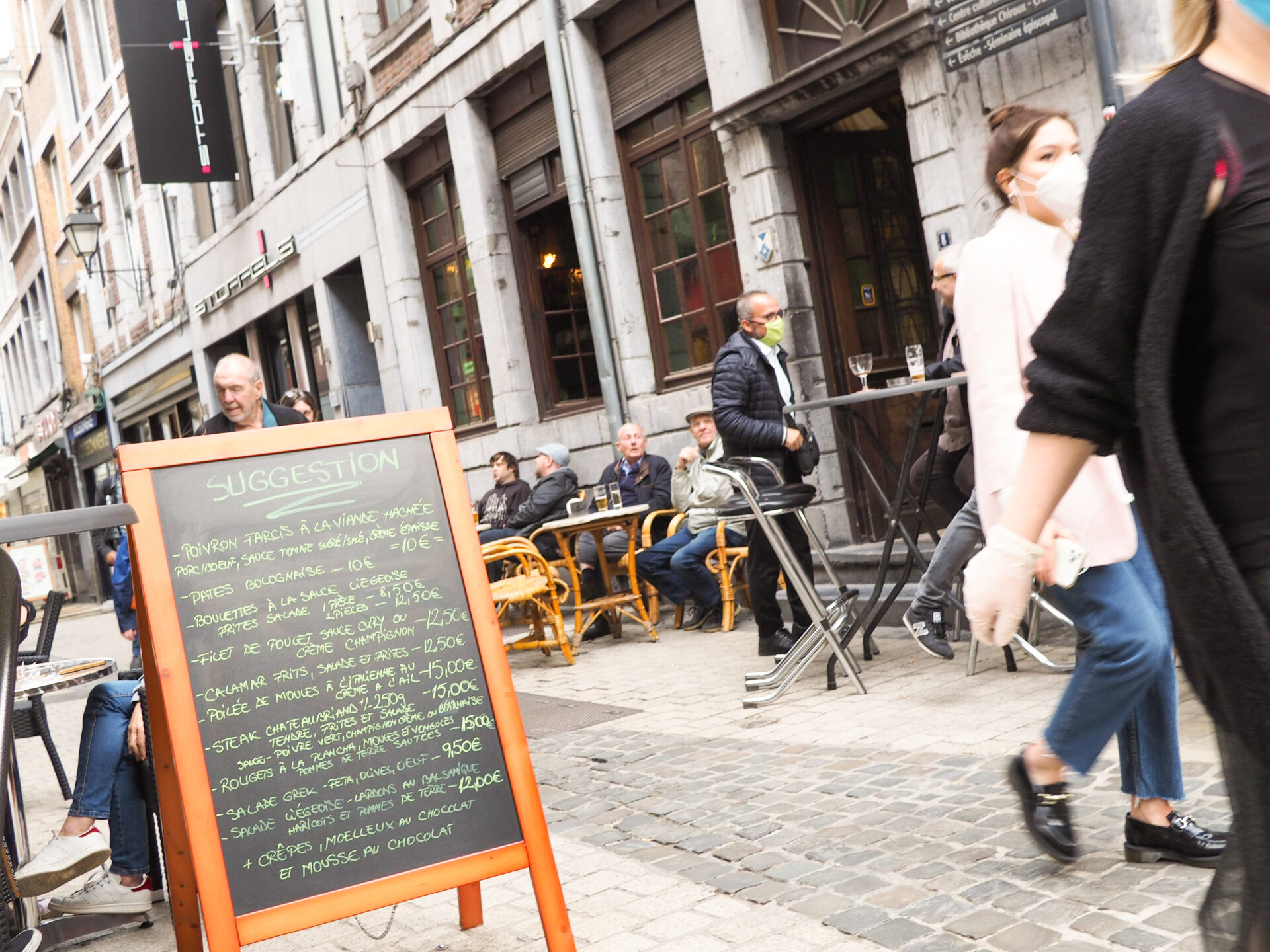 Port du masque, distance entre les tables Horeca et réévaluation de la tenue de certains événements depuis hier