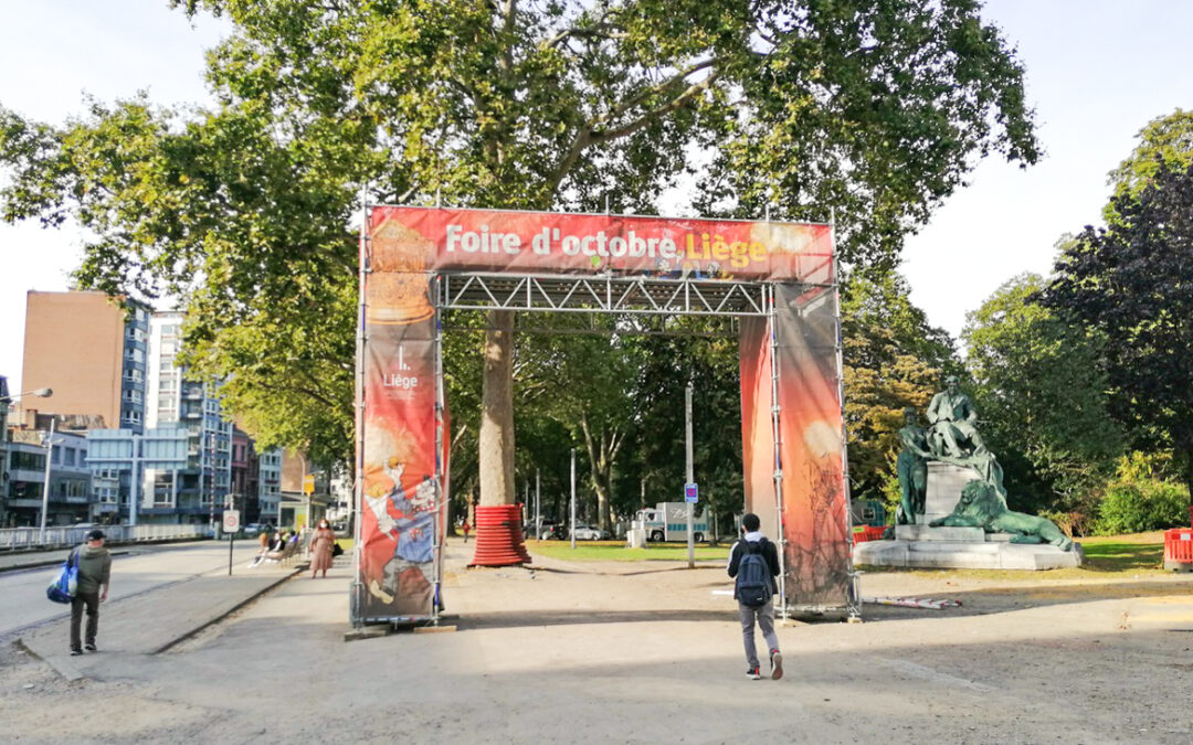 La foire d’octobre s’installe: ce sera avec masque mais sans Covid Safe Ticket