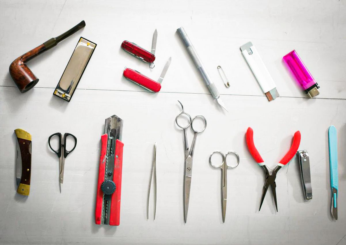Canifs, parfums,…: que deviennent les objets saisis aux passagers à Liege Airport ?