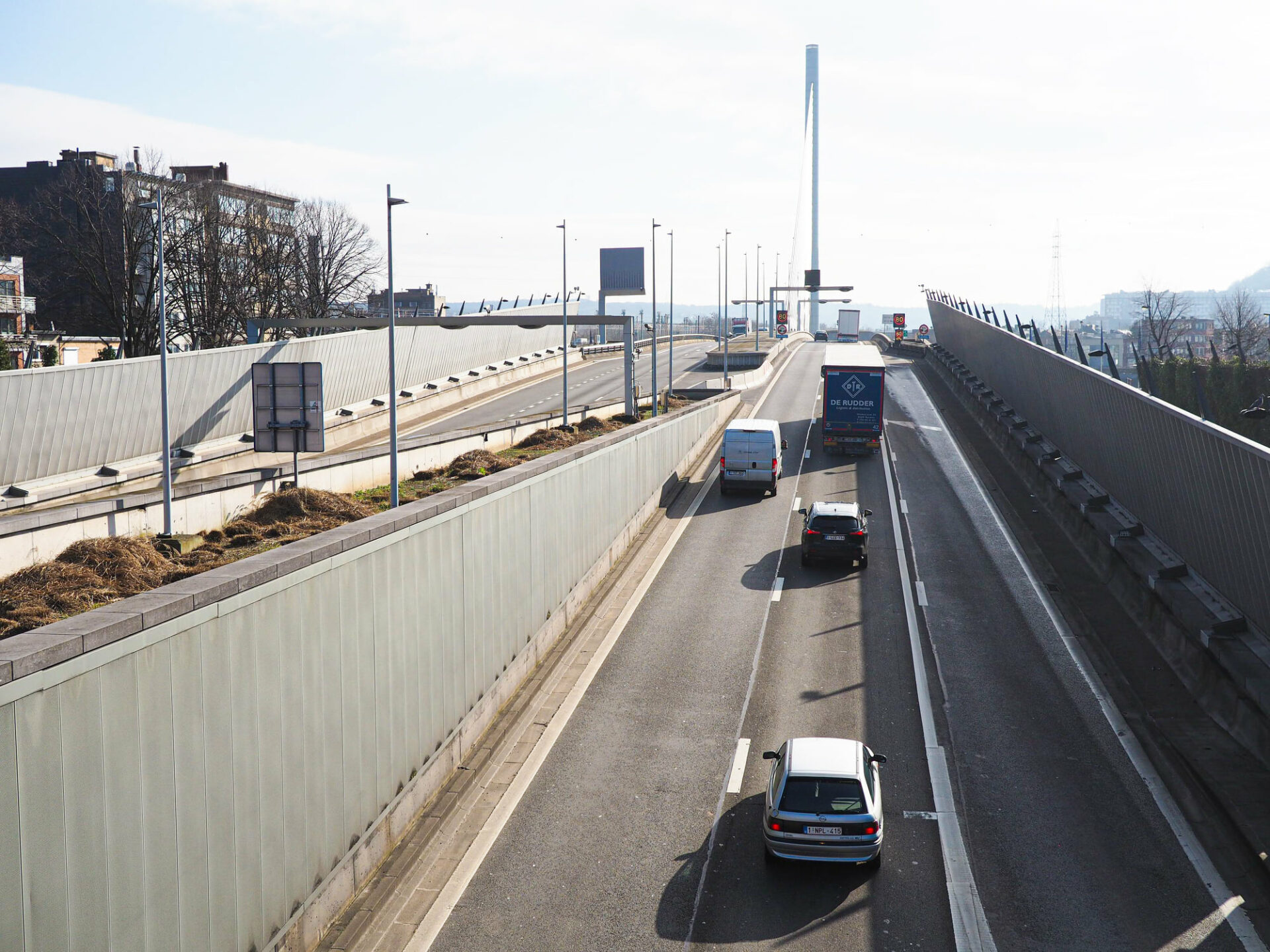 Le tunnel de Cointe rouvert sur deux bandes en direction de Bruxelles