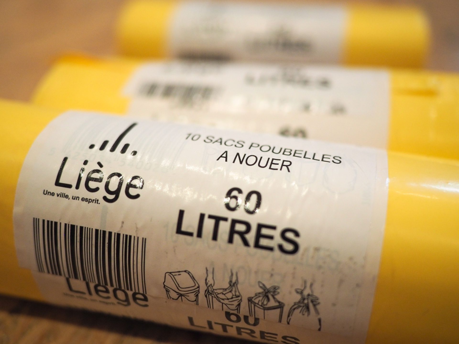 Ce week-end les Liégeois pourront échanger leurs sacs-poubelles jaunes inutilisés contre de petits cadeaux