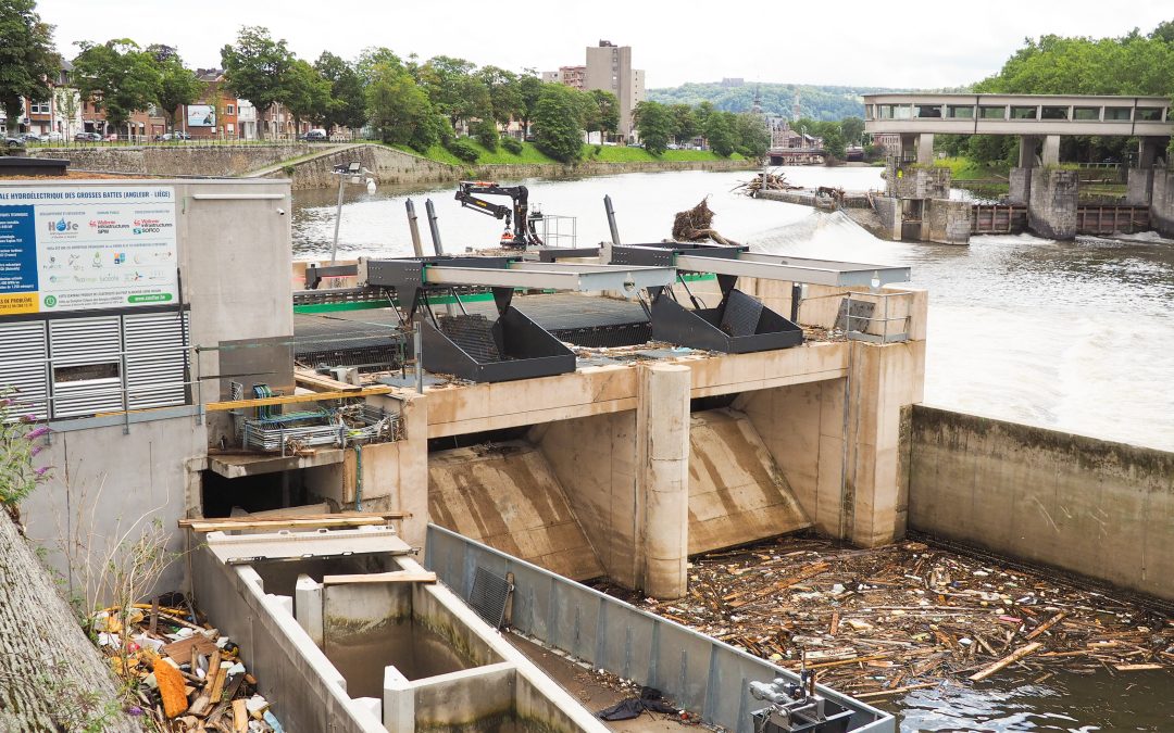 Impactée par les inondations sur l’Ourthe, la centrale hydroélectrique de Chênée refonctionne