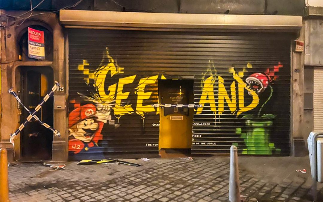 Le magasin de jeux vidéo Geekland ravagé par un incendie rue Saint-Gilles