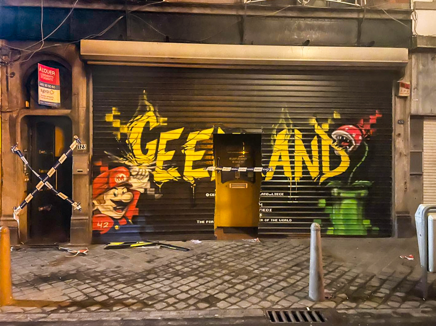 Le magasin de jeux vidéo Geekland ravagé par un incendie rue Saint-Gilles