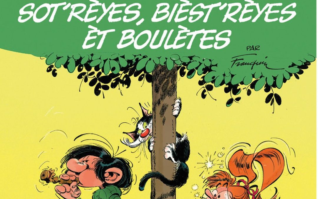 La bande dessinée Gaston en wallon liégeois a son petit succès